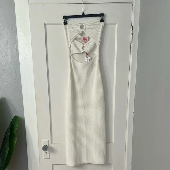 SOLID & STRIPED White Ariana Midi in Marshmellow - Picture 2 of 5